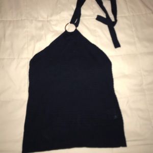 NY&CO Navy blue halter top